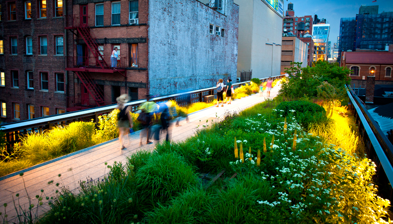 High line 纽约高线公园，摄影师：Claire Takacs